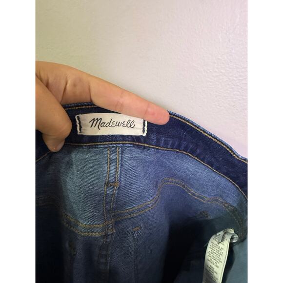 Madewell 10" High Rise Skinny Jeans Women’s 26 Dark Wash Denim - Picture 3 of 4